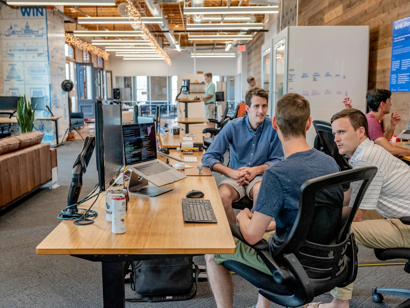 A creative team building an interactive physical experience